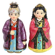 [박씨상방] (신)중형 민속인형 왕과 왕비(고려), 단품