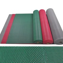 외부 수영장 롤매트 2M 고무매트 미끄럼방지 물빠짐 오염방지 다용도, 그린
