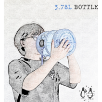 휴대용 정수기 물통 대/특대 사이즈, 3.78L