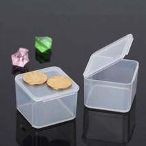 1Pc 컴 파트먼트 클리어 네일 아트 젤 폴리시 리무버 클리닝 코튼 패드 면봉 컨테이너 오거나이저 홀더 보관함