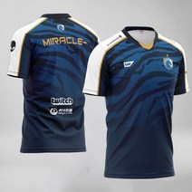 마라톤 싱글렛 액체 Dota2 팀 T 셔츠 사용자 정의 이름 게임 유니폼 남성 여성 편안한 통기성 e스포츠, XS, MIRACLE-