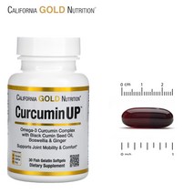 캘리포니아골드 커큐민업 30피쉬젤라틴 소프트젤 오메가3 블랙커민씨드오일