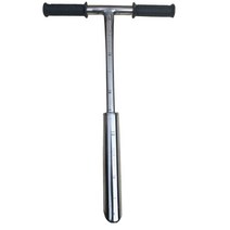 토양 샘플러 대형 스테인레스 드릴링 트위스트 드릴 토양 링 나이프 구멍 토양개량 텃밭, 50cm 38mm 도징