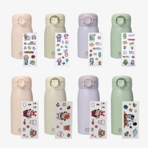 소소 미니 보온병, 보온병350ml, 핑크(스티커랜덤증정)