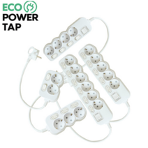 에코파워탭 국산 LED 2구 3구 4구 5구 6구 멀티탭 40cm, LED 개별 2구 40cm