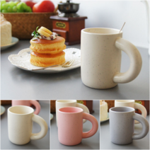 아틀란 유니크 쉐이프 머그 3color 택 1 머그잔 머그컵 세트 신성한이혼컵 파스쿠찌컵, 핑크