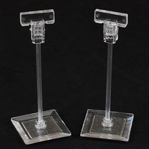 HY 종류별 쇼클립 아크릴POP꽂이 관절집게, 4P 워블러