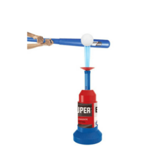 야구공 발사기 실내 실외 스포츠 볼공급기 놀이 운동, 페달형 베이스볼 서빙 머신세트 오렌지 컬러