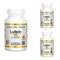 캘리포니아 골드 뉴트리션 CGN 루테인 제아잔틴 10mg, 120정, 3개