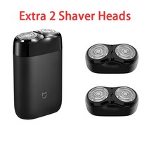 xiaomi mijia s100 2 남성용 전기 면도기 충전식 po led 표시기가 있는 방수 휴대용 면도기, 협력사, s100 2헤드