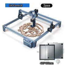 레이저조각기 각인기SCULPFUN S9 레이저 조각 기계 초박형 빔 쉐이핑 목재 아크릴 절단 410x420mm 영역, 05 S9-Honeycomb 2_01 EU