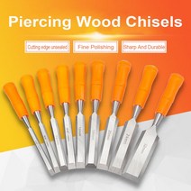 목공구 목공연장 DYI 전문가용 나무 치즐 강철 목공 커터 조각 DIY 목수 도구 플랫 셔블 핸드 툴 세트, 09 32mm