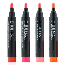 티베나 스테인 립마커 3g 립메이크업 4가지 컬러, 러블리코랄