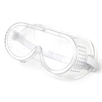 부드러운 산업용 고글형 투명 보안경 김서림 학교 벌초 예초기 농약 목재 분쇄 공방