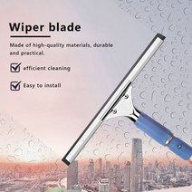 Karcher WV50 용 창문 진공 청소기 고무 스퀴지 블레이드 4 개 280mm 교체 액세서리, 한개옵션0
