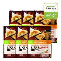 풀무원 납작지짐만두(500g) x 6봉, 납작지짐만두 500gX6봉, 500g
