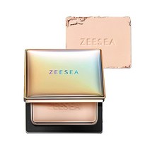 ZEESEA 프레스드 파우더 영국 박물관 이집트 시리즈 오래 지속되는 오일 컨트롤 페이셜 피니싱 브라이트닝 세팅 파우더 다용도 파운데이션 (H01#도자기), H02 Light Beige