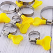 클램프레버 5pcs 스테인레스 스틸 핸들 호스 t 볼트 원형 공기 물 파이프, 19-29mm-type1, 05 19-29mm-Type1