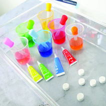 따블리에 엄마표 오감 색소 놀이 (트레이+스포이드+컵+코인티슈+브레드가든 색소)