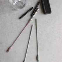 아이 빨대컵 텀블러 빨대 실리콘 청소솔 틈새솔 병원, 다크그린