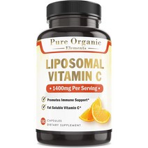 NutriFlair Liposomal Vitamin C 뉴트리 플레어 리포좀 비타민 C 1400mg 180캡슐, 단품, 단품