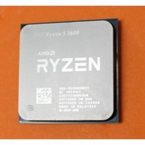 새 제품 AMD Ryzen 5 3600 6코어 3.6GHz AM4 데스크탑 CPU 프로세서(100 000000031)