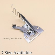 엣지밴딩기 A10/S60 폴더 얇은 패브릭 직각 바이어스 바인더 세트 1-Needle Lockstitch 재봉틀 커브 엣지, 02 Tape Size 26mm