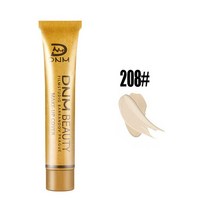 14 컬러 컨실러 리퀴드 파운데이션 크림 커버 문신 여드름 흉터컨실러 모이스춰 라이징 풀 위장 자연 브라이트 메이크업, 208, 하나