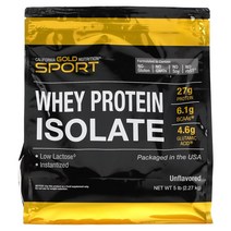 100% 분리 유청 단백질 무맛 2.27kg(5lbs), 2267.96g, 2.27kg, 1개