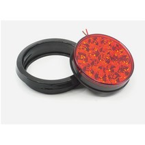 원형 LED 테일램프 교체용 12V-24V 레드 팍스빔 50대, 상세페이지 참조, 12V용