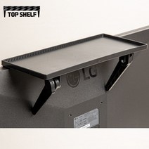 TOPSHELF 모니터 TV 상단 선반 셋탑 거치대 간편설치 카본 디자인, 단품