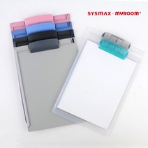서류받침 영수증 레포트철 클립보드 볼펜꽂이 부착, 색상, 블랙