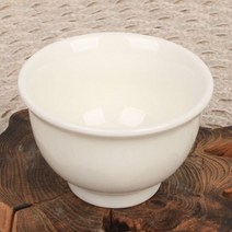 아이보리 백자 5인 다기잔, 1개