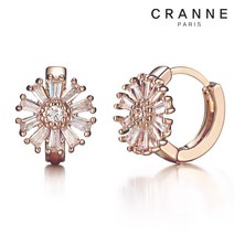 끄란느 여성용 끄란느 여성용 14K 플라워 원터치 귀걸이 gold pin C24EGP157