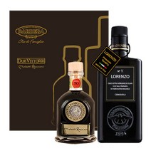 바르베라 로렌조 올리브오일+두에비토리에 오로 30년산 발사믹식초 세트, 로렌조1+오로30년산