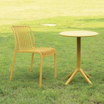 팰리체어 하늘창 야외 실내 플라스틱 디자인의자, 팰리체어 - 화이트