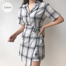 [엔비룩]위트랩린넨원피스