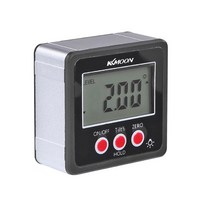 KKmoon 미니 레이저 각도측정기 미니 경사측정기 미니 전자 디지털 각도기 경사계, 레드