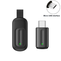 마이크로 USB 타입-C 스마트 App 원격 제어 모바일 적외선 송신기 안드로이드 휴대 전화 학습 OTG, [04] black Micro, 04 black Micro, 04 black Micro