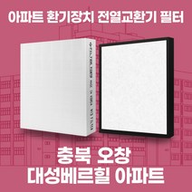 청주 오창대성베르힐 아파트 환기시스템 전열교환기 필터 H13등급 공동구매, 33평, 단품세트(헤파1+프리1)