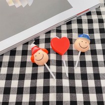 보이걸 파티초 3P /생일파티 케이크픽 케익꾸미기 홈파티 기념일 프로포즈 생일초 불꽃초 특이한 스마일초 귀여운초 예쁜초 장식