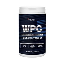농축유청 단백분말 WPC 헬스보충제 프로틴 파우더 운동전 운동후 프로테인 포대유청 BCAA 비타민 미네랄 근육 단백질 쉐이크 식사대용, 500g, 1개, 1개