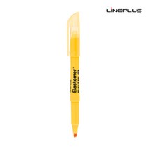 라인플러스 엘라스토머 형광펜 (12개입) 1다스 (마일드찐노랑)