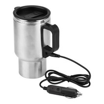 차량용 전기포트 커피포트300ml 전기 자동차 주전자 12V/24V DC 난방 냉각 컵 안전 이동식 여행 USB, 01 01 12V