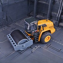 포크레인 지게차 수집 미니어처 모형 다이캐스트 굴삭기, 단일사이즈, 건설 도로 롤러 엔지니어링 운송 차량