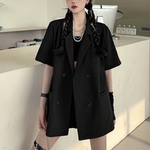 새로이 X2013QNR 여성 여름 반팔 정장 자켓 점퍼 오피스룩