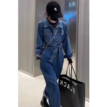 바디 여성 봄신상 오버사이즈 박시 멜빵바지 슬림 와이드 새로운 여성 서스펜더 점프수트 코디