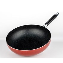 베네첸 G튀김팬 국산 업소용 식당용 가정용 마블스톤 코팅 볶음팬 궁중팬 웍 26cm 28cm 30cm, 1개