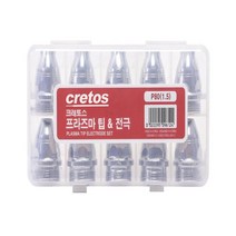 AWB663143크레토스-7003228 프라즈마 팁 전극세트/P-80/1.8mm/(BOX(10개))