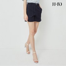 JJ지고트 JJ.ro 스티치 포인트 린넨 숏 팬츠 GM6A0SLR3